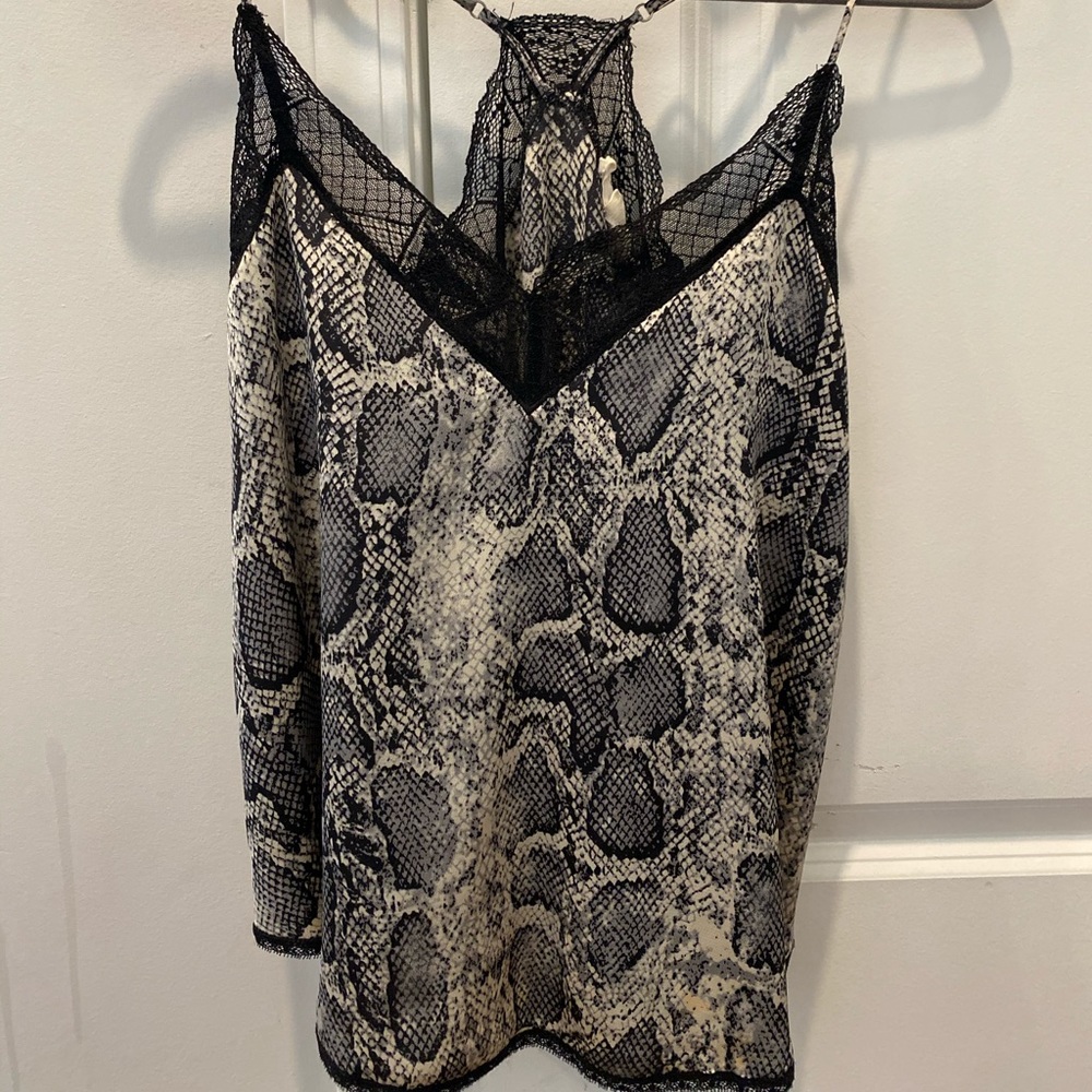 Black Snake Lace Cami